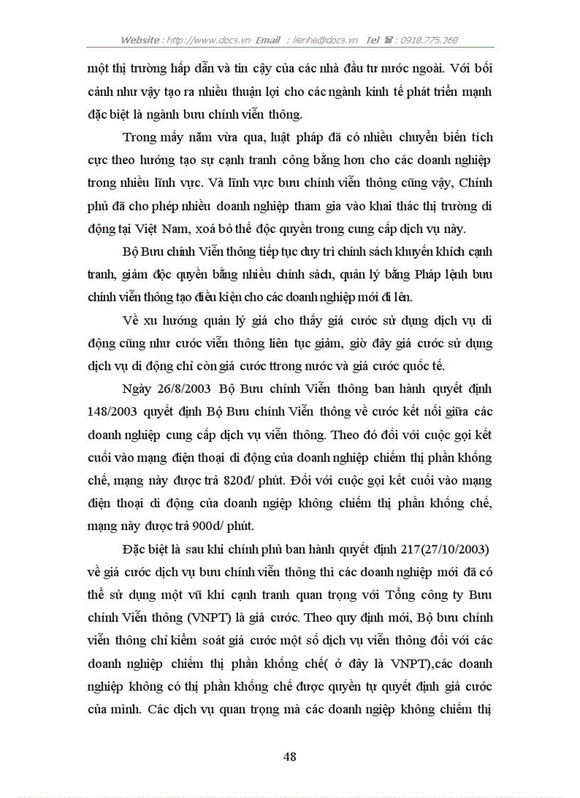 image for page Hoàn thiện chiến lược kinh doanh dịch vụ di động ở công ty Viễn Thông Viettel