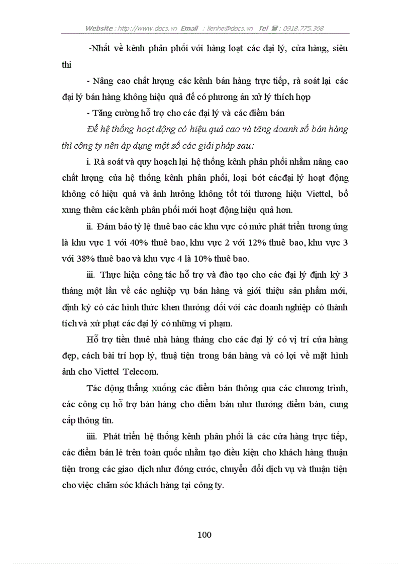 image for page Hoàn thiện chiến lược kinh doanh dịch vụ di động ở công ty Viễn Thông Viettel