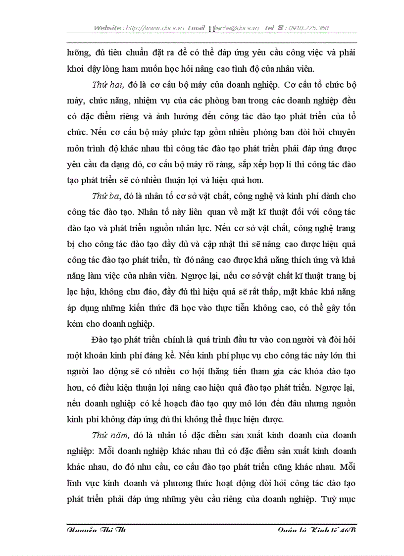 image for page Hoàn thiện công tác đào tạo và phát triển nguồn nhân lực tại Công ty cổ phần LICOGI 19