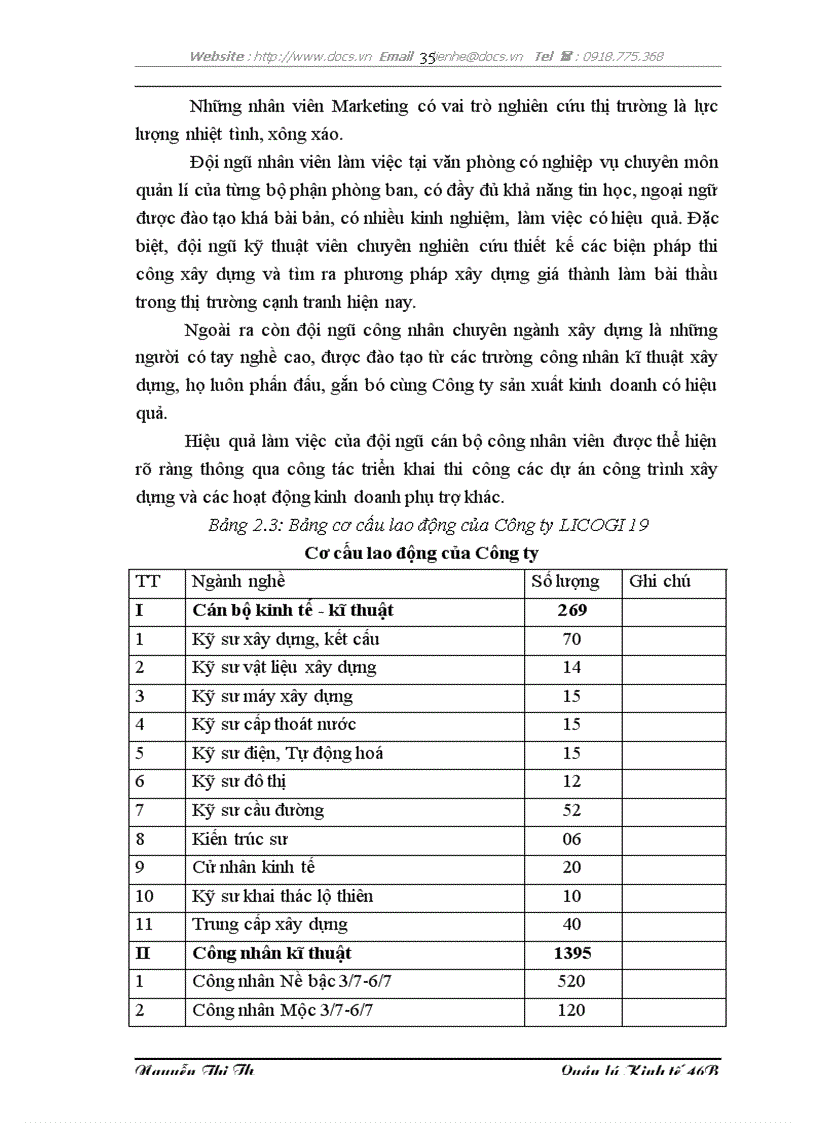 image for page Hoàn thiện công tác đào tạo và phát triển nguồn nhân lực tại Công ty cổ phần LICOGI 19