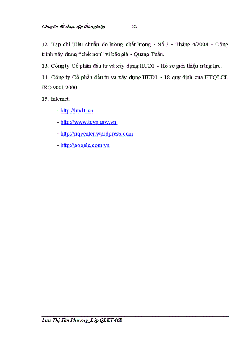 image for page Hoàn thiện hệ thống quản lý chất lượng sản phẩm theo tiêu chuẩn ISO 9000 2000 tại Công ty Cổ phần đầu tư và xây dựng HUD