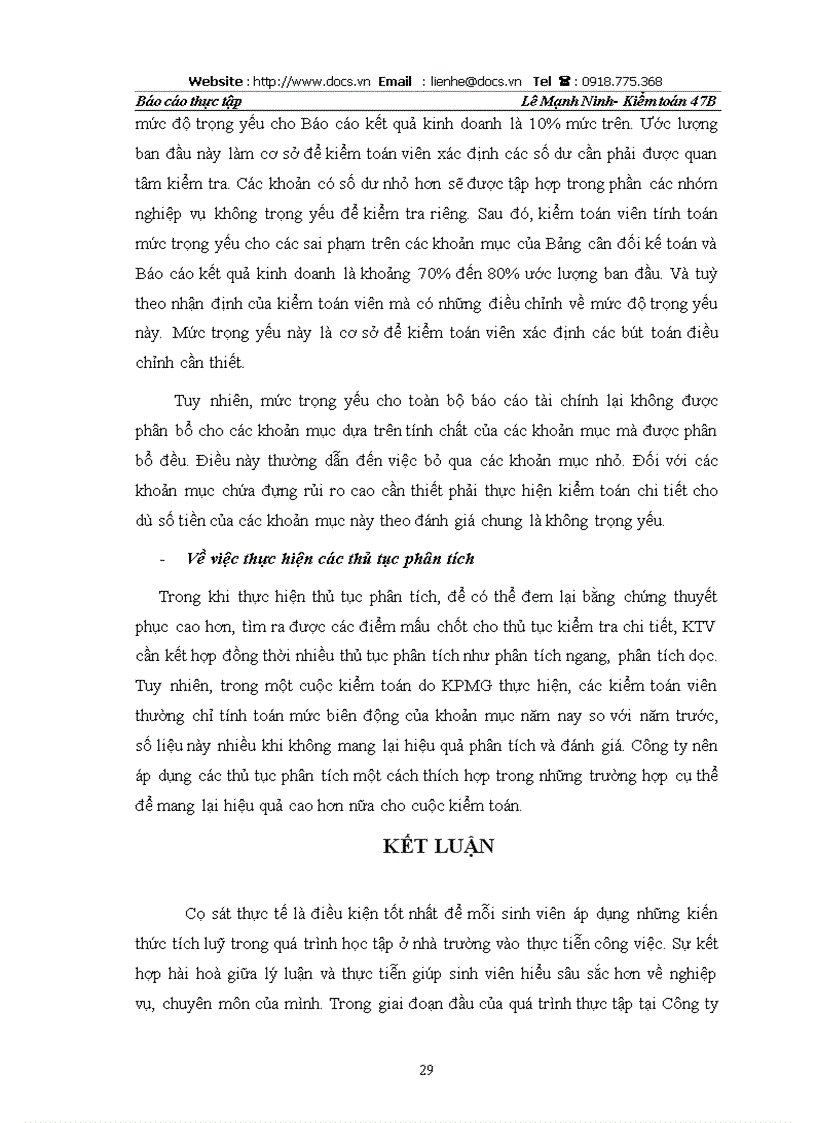 image for page Hoạt động kiểm toán tại Công ty KPMG Việt Nam