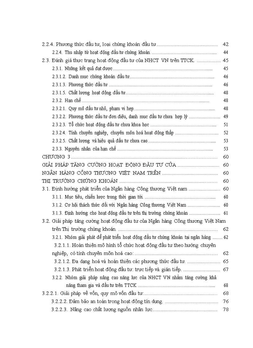 image for page Tăng cường hoạt động đầu tư của ngân hàng công thương Việt Nam trên thị trường chứng khoán