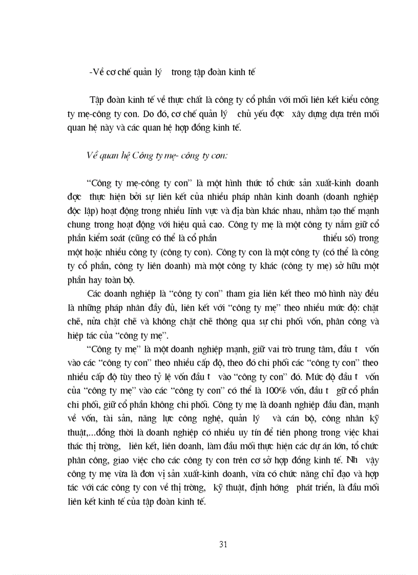 image for page Tính tất yếu khách quan và con đường hình thành công ty mẹ công ty con ở Việt Nam