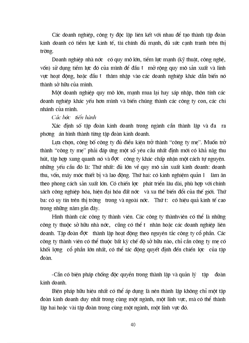 image for page Tính tất yếu khách quan và con đường hình thành công ty mẹ công ty con ở Việt Nam