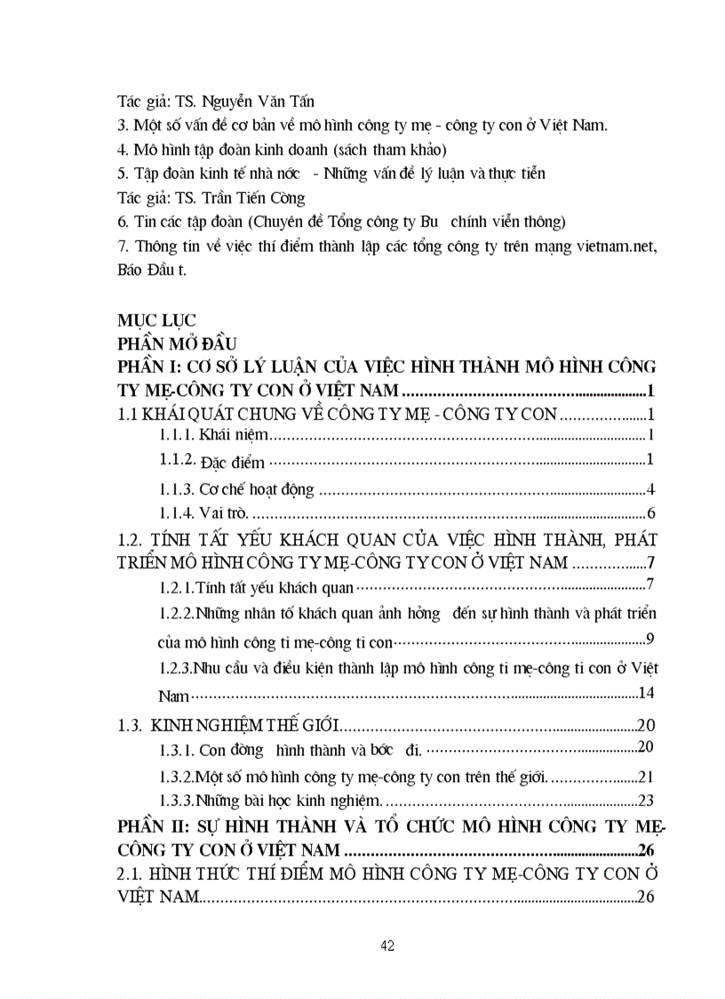 image for page Tính tất yếu khách quan và con đường hình thành công ty mẹ công ty con ở Việt Nam