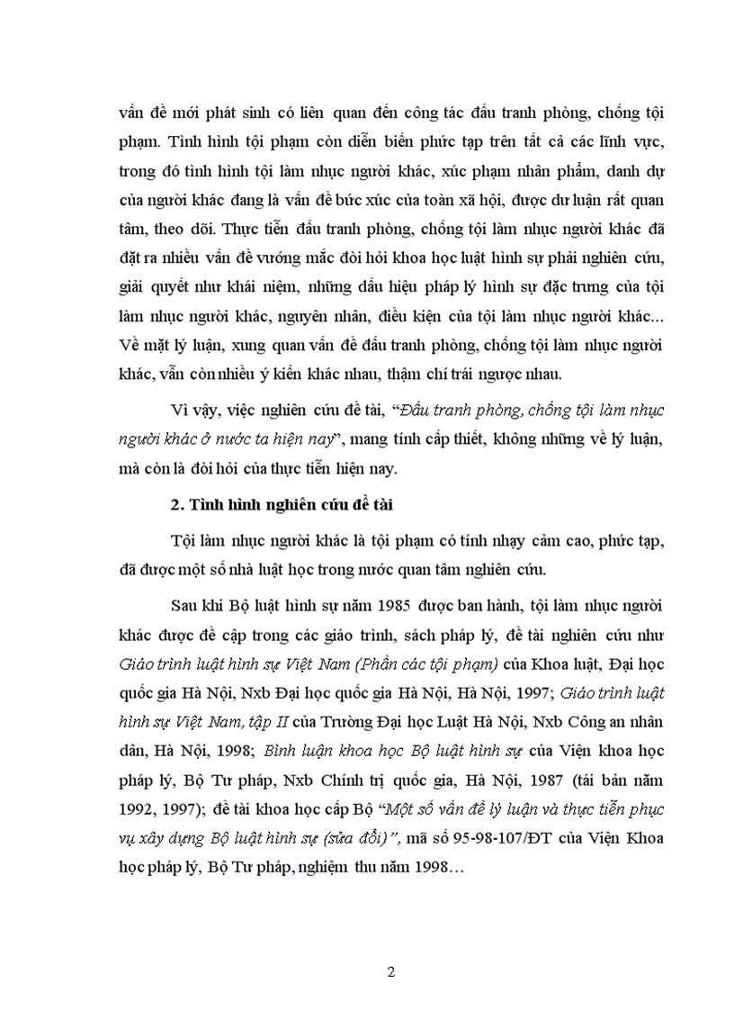 image for page Đấu tranh phòng chống tội làm nhục người khác ở nước ta hiện nay