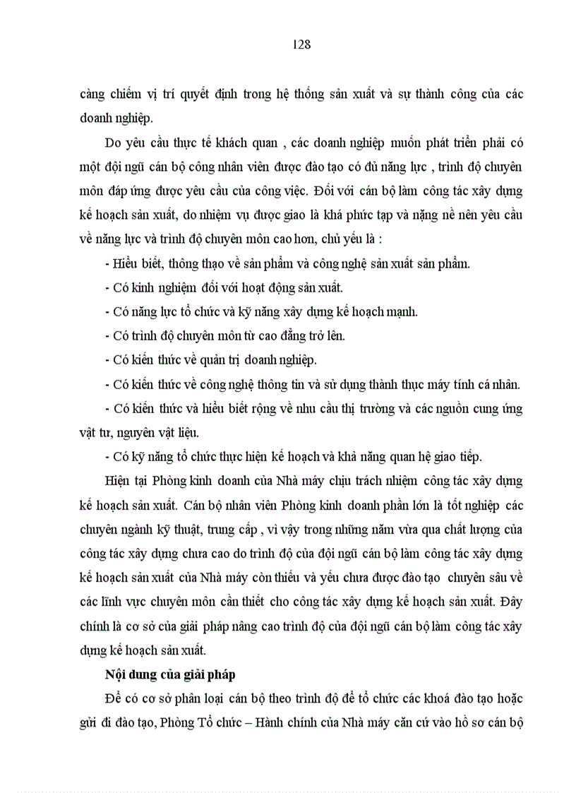 image for page Hoàn thiện công tác xây dựng kế hoạch sản xuất tại Nhà máy Quy chế II Công ty cổ phần kinh doanh thiết bị công nghiệp