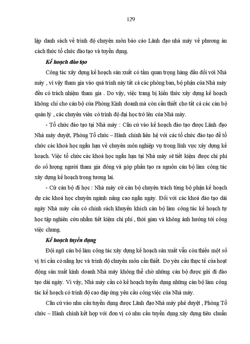 image for page Hoàn thiện công tác xây dựng kế hoạch sản xuất tại Nhà máy Quy chế II Công ty cổ phần kinh doanh thiết bị công nghiệp