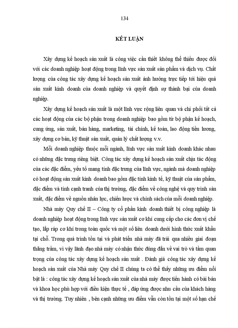 image for page Hoàn thiện công tác xây dựng kế hoạch sản xuất tại Nhà máy Quy chế II Công ty cổ phần kinh doanh thiết bị công nghiệp