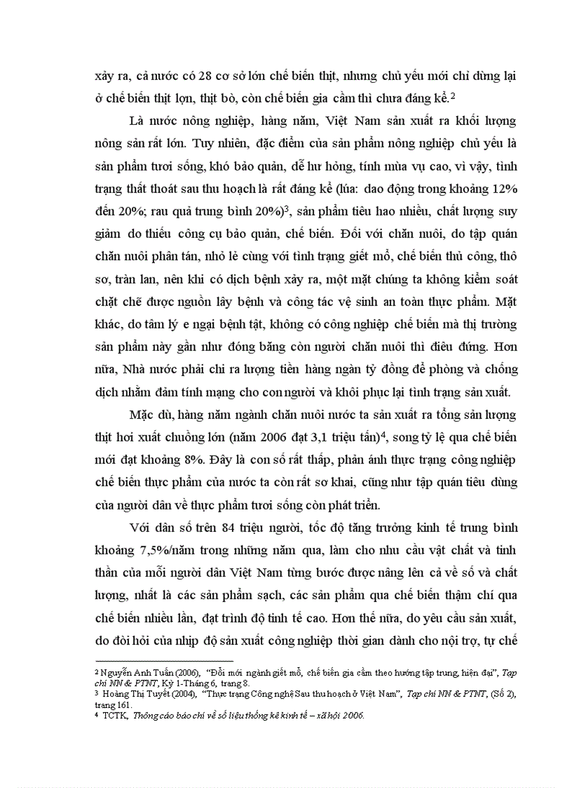 image for page Lựa chọn phương án chiến lược phát triển ngành công nghiệp chế biến thực phẩm của Việt Nam trong điều kiện hội nhập WTO