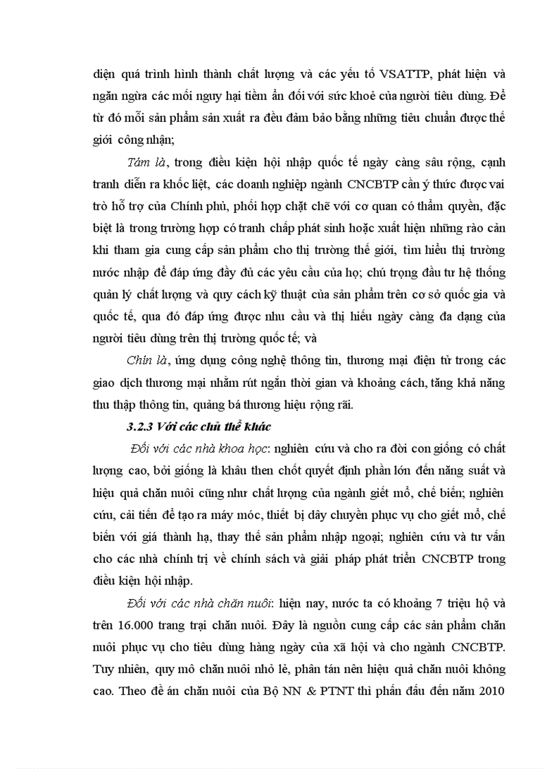 image for page Lựa chọn phương án chiến lược phát triển ngành công nghiệp chế biến thực phẩm của Việt Nam trong điều kiện hội nhập WTO