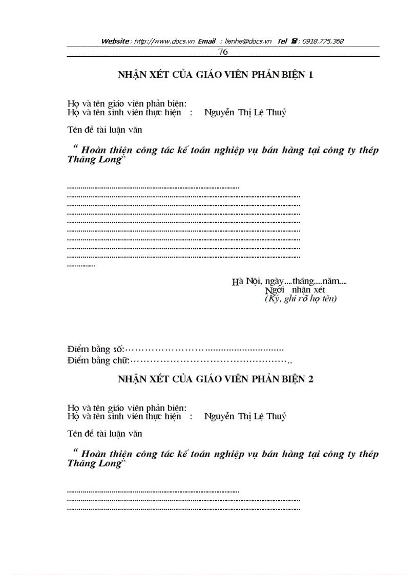 image for page Hoàn thiện công tác kế toán nghiệp vụ bán hàng tại công ty Thép Thăng Long