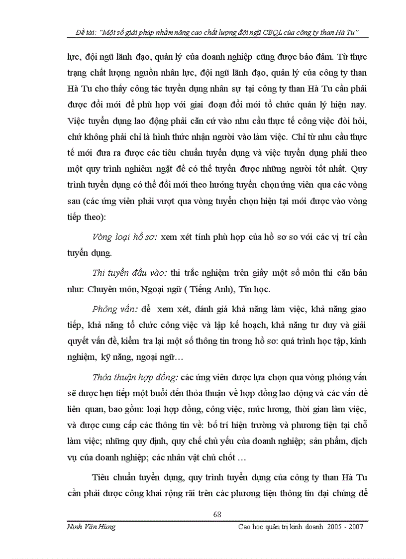 image for page Một số giải pháp nhằm nâng cao chất lượng đội ngũ cán bộ quản lý của công ty than Hà Tu