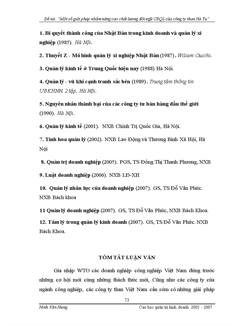 image for page Một số giải pháp nhằm nâng cao chất lượng đội ngũ cán bộ quản lý của công ty than Hà Tu