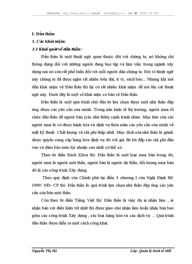 image for page Thực trạng và một số giải pháp nhằm nâng cao năng lực đấu thầu tại Công ty cổ phần Licogi 19
