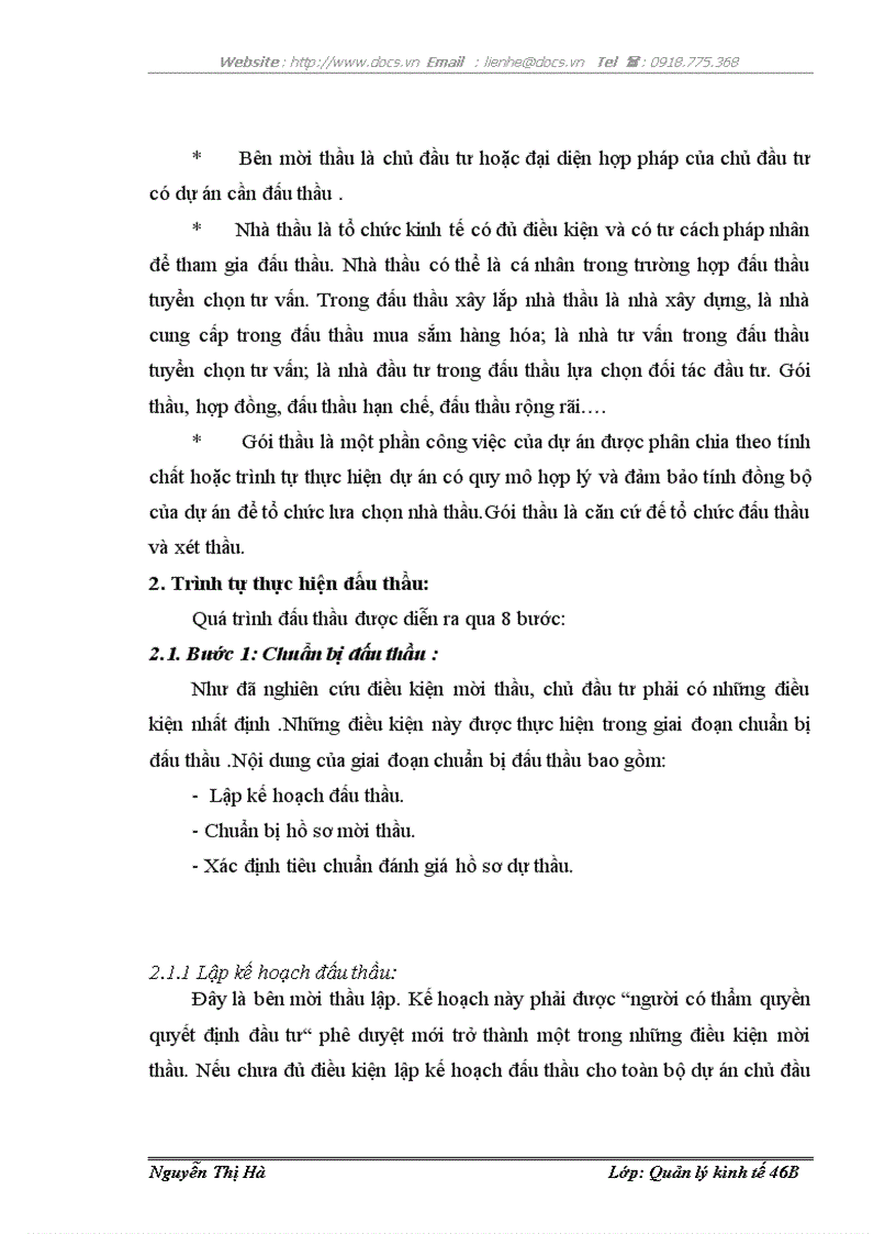image for page Thực trạng và một số giải pháp nhằm nâng cao năng lực đấu thầu tại Công ty cổ phần Licogi 19