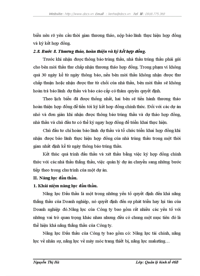 image for page Thực trạng và một số giải pháp nhằm nâng cao năng lực đấu thầu tại Công ty cổ phần Licogi 19