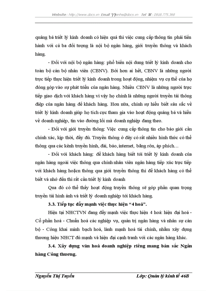 image for page Xây dựng triết lý kinh doanh của Ngân hàng Công thương Việt Nam trong thời kỳ hội nhập