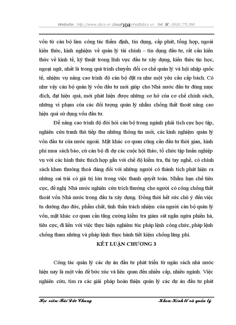 image for page Phân tích thực trạng và đề xuất một số giải pháp hoàn thiện quản lý các dự án đầu tư phát triển sử dụng vốn ngân sách trên địa bàn tỉnh Ninh Bình