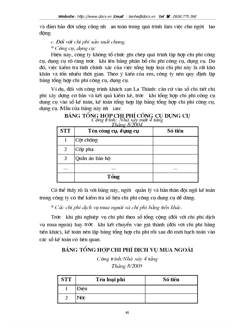 image for page Hoàn thiện kế toỏn chi phớ sản xuất và tớnh giỏ thành sản phẩm xõy lắp tại Cụng ty Kiến trỳc Tõy Hồ