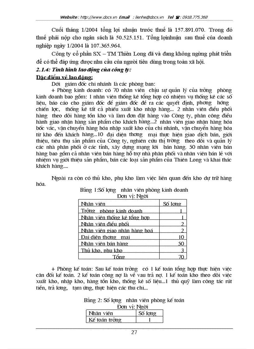 image for page Kế toán thành phẩm bán hàng và xác định kết quả bán hàng tại công ty Cổ Phần SX TM Thiên Long