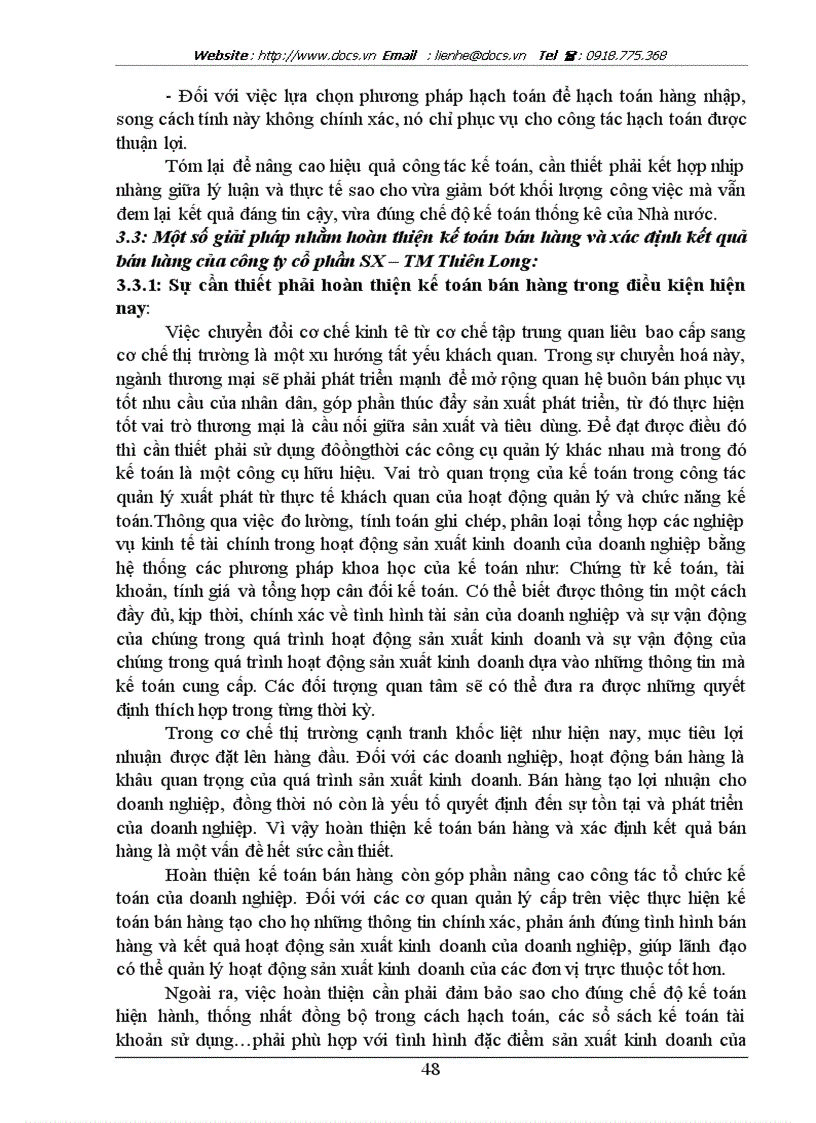 image for page Kế toán thành phẩm bán hàng và xác định kết quả bán hàng tại công ty Cổ Phần SX TM Thiên Long