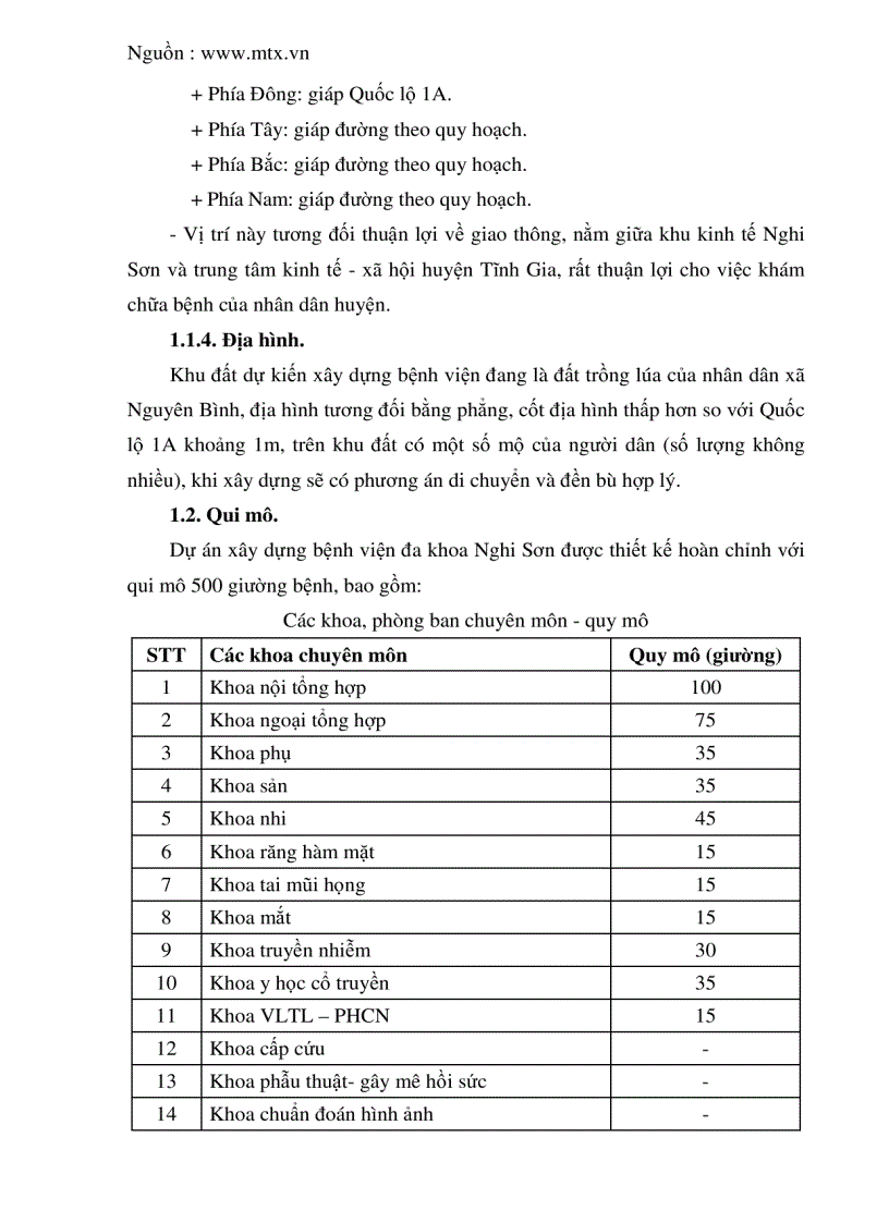 image for page Báo cáo đánh giá tác động môi trường dự án đầu tư xây dựng bệnh viện đa khoa Nghi Sơn Thanh Hóa