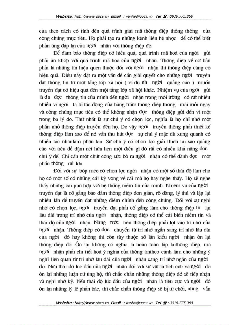 image for page Chính sách xúc tiến hỗn hợp cho sản phẩm nước khoáng Vital của Công ty sản xuất kinh doanh XNK Bình Minh tại các tỉnh phía Bắc