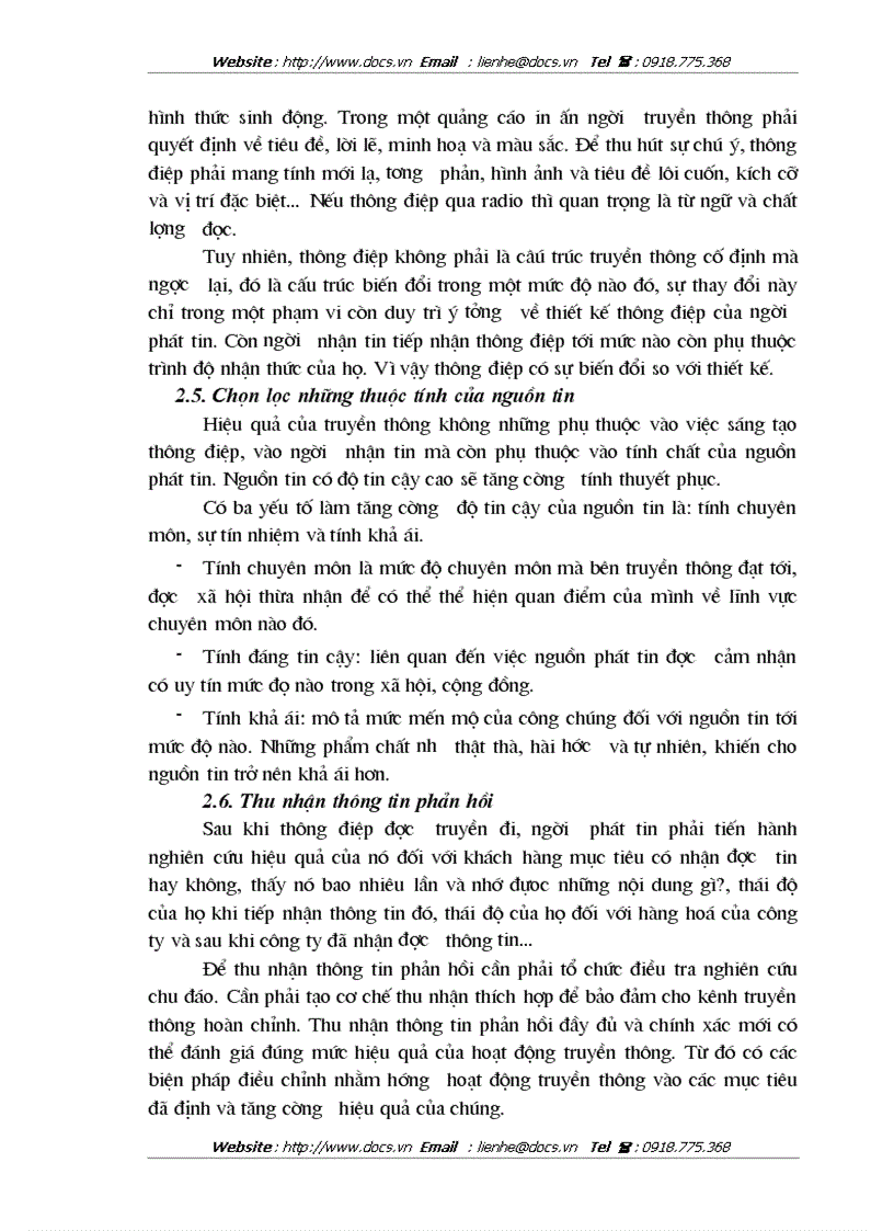 image for page Chính sách xúc tiến hỗn hợp cho sản phẩm nước khoáng Vital của Công ty sản xuất kinh doanh XNK Bình Minh tại các tỉnh phía Bắc