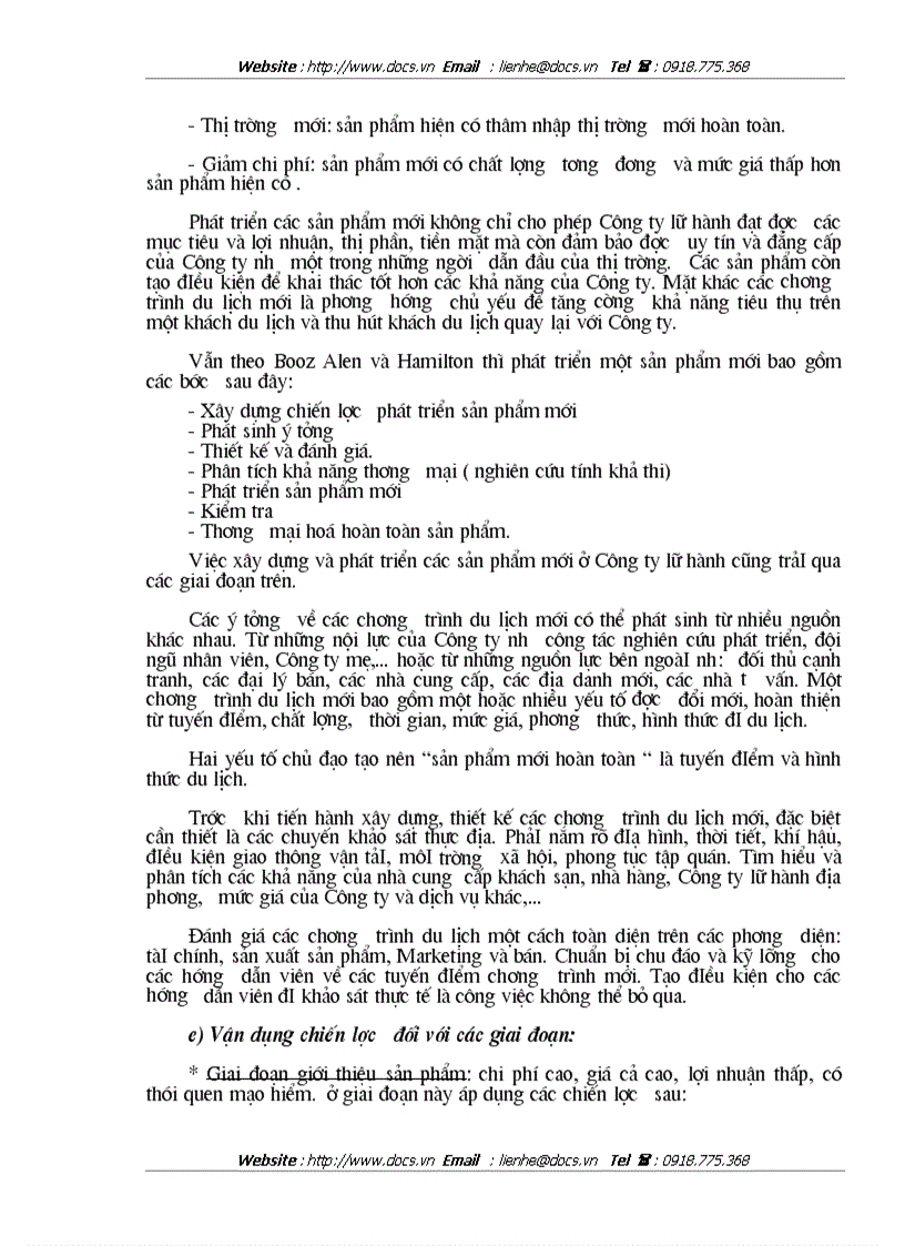 image for page Vận dụng các chính sách Marketing Mix tại Trung tâm Du lịch Hà Nội