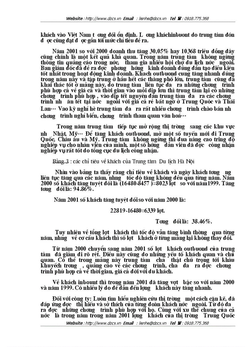 image for page Vận dụng các chính sách Marketing Mix tại Trung tâm Du lịch Hà Nội