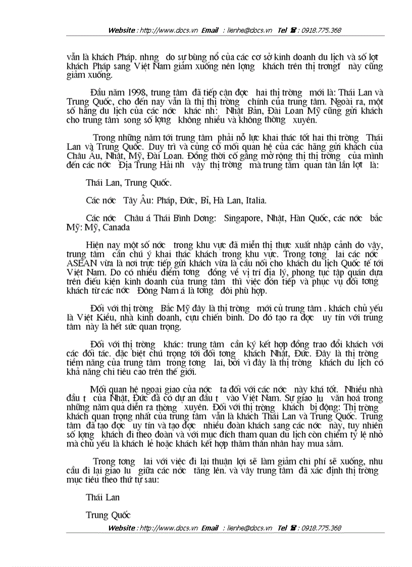 image for page Vận dụng các chính sách Marketing Mix tại Trung tâm Du lịch Hà Nội