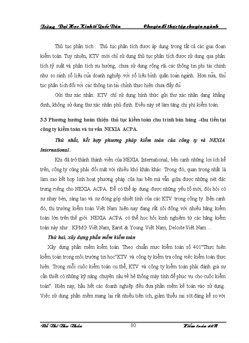 image for page Hoàn thiện qui trình kiểm toán chu trình bán hàng thu tiền trong kiểm toán BCTC do Công ty TNHH Kiểm toán và Tư vấn NEXIA ACPA thực hiện