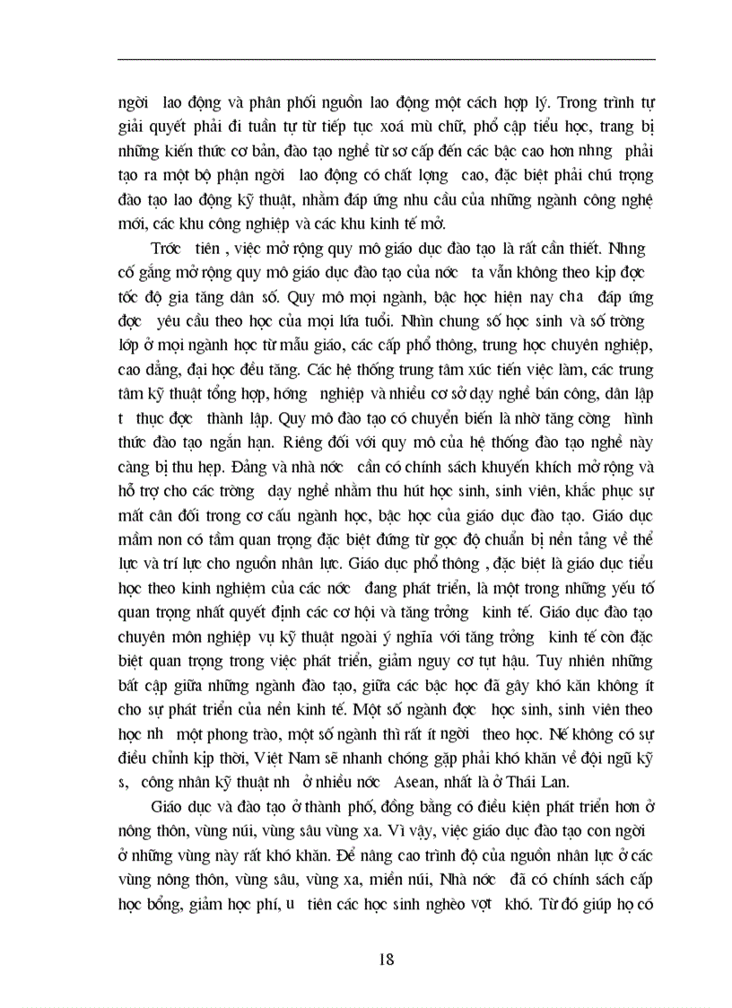 image for page Thực trạng và giải pháp để nâng cao hiệu quả của đào tạo và sử dụng nguồn nhân lực phục vụ cho sự nghiệp công nghiệp hoá hiện đại hoá ở Việt Nam