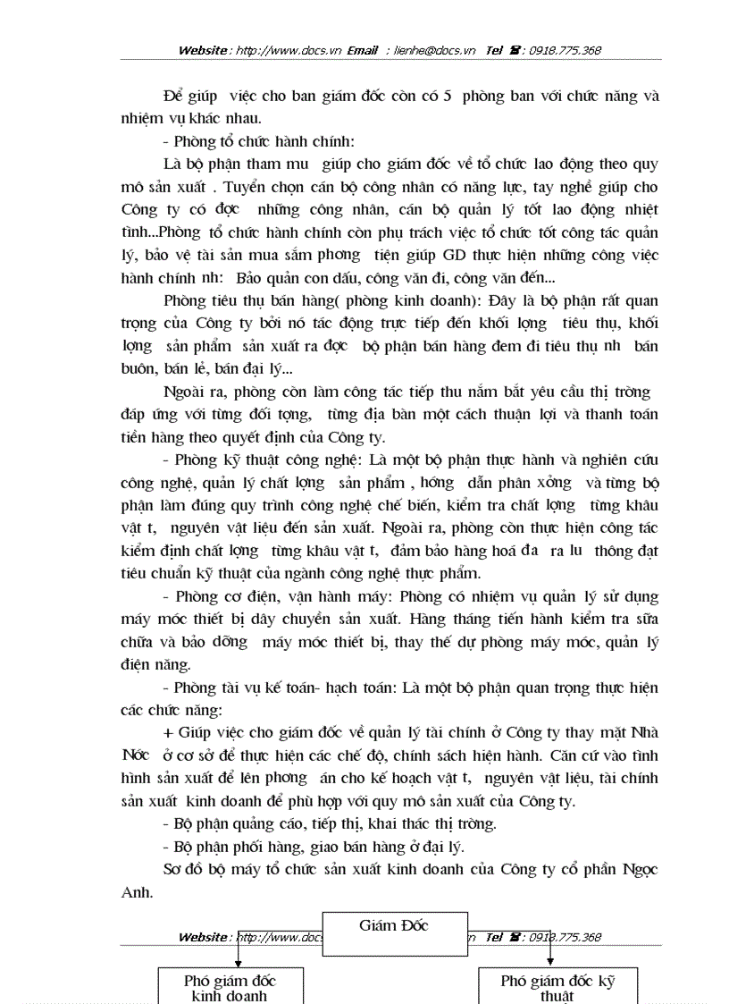 image for page Kế toán bán hàng và xác định kết quả bán hàng tại Công ty CP Ngọc Anh