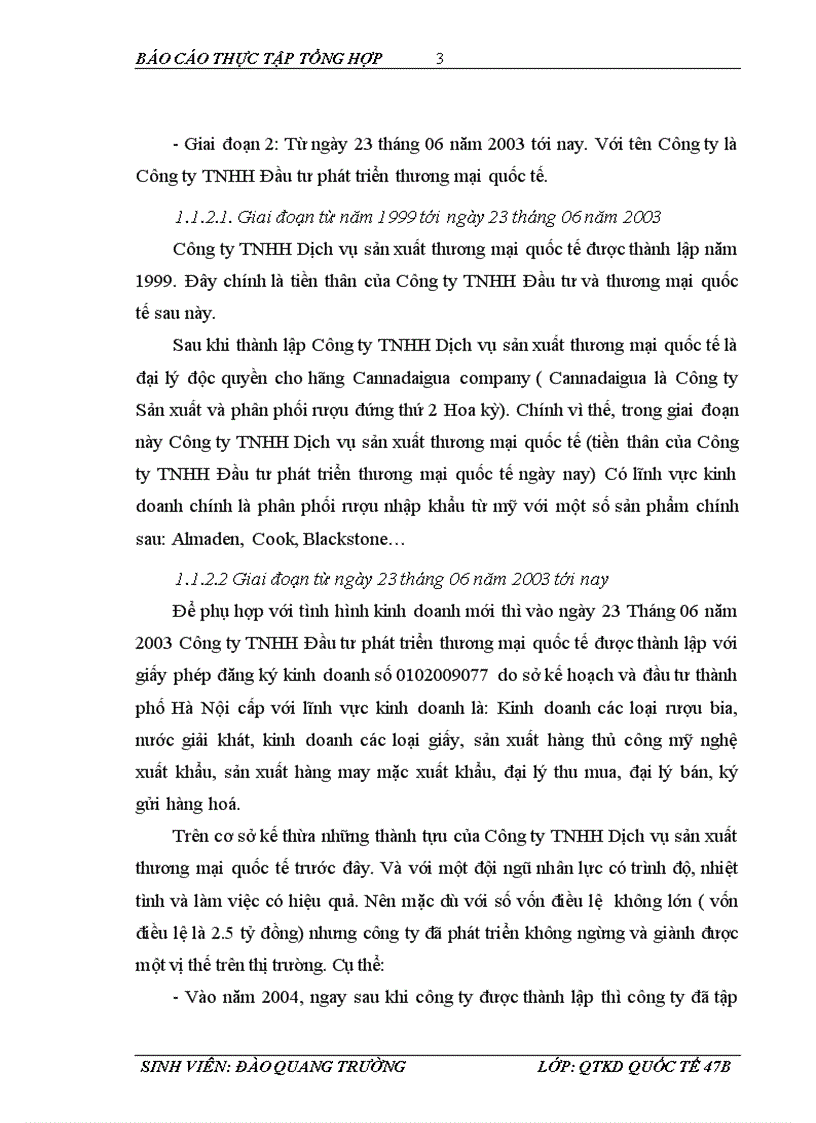 image for page Báo cáo Tại Công ty TNHH Đầu tư phát triển thương mại quốc tế