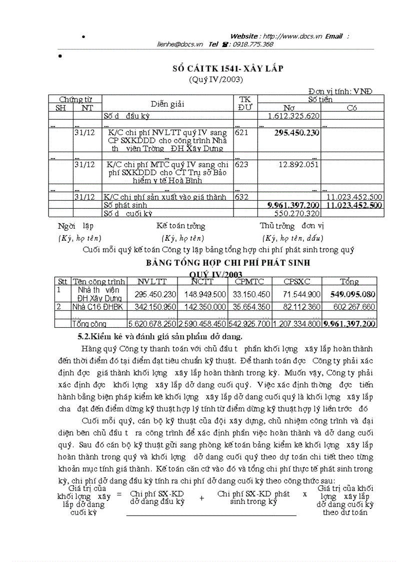 image for page Tổ chức hạch toán chi phí sản xuất kinh doanh để tính giá thành sản phẩm ở công ty cổ phần xây dựng số 7 Vinaconex7