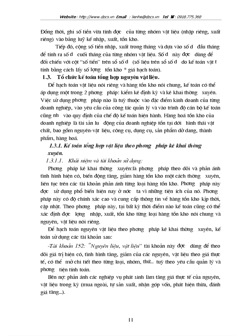 image for page Hoàn thiện công tác kế toán nguyên vật liệu tại Công ty Thăng Long TALIMEX