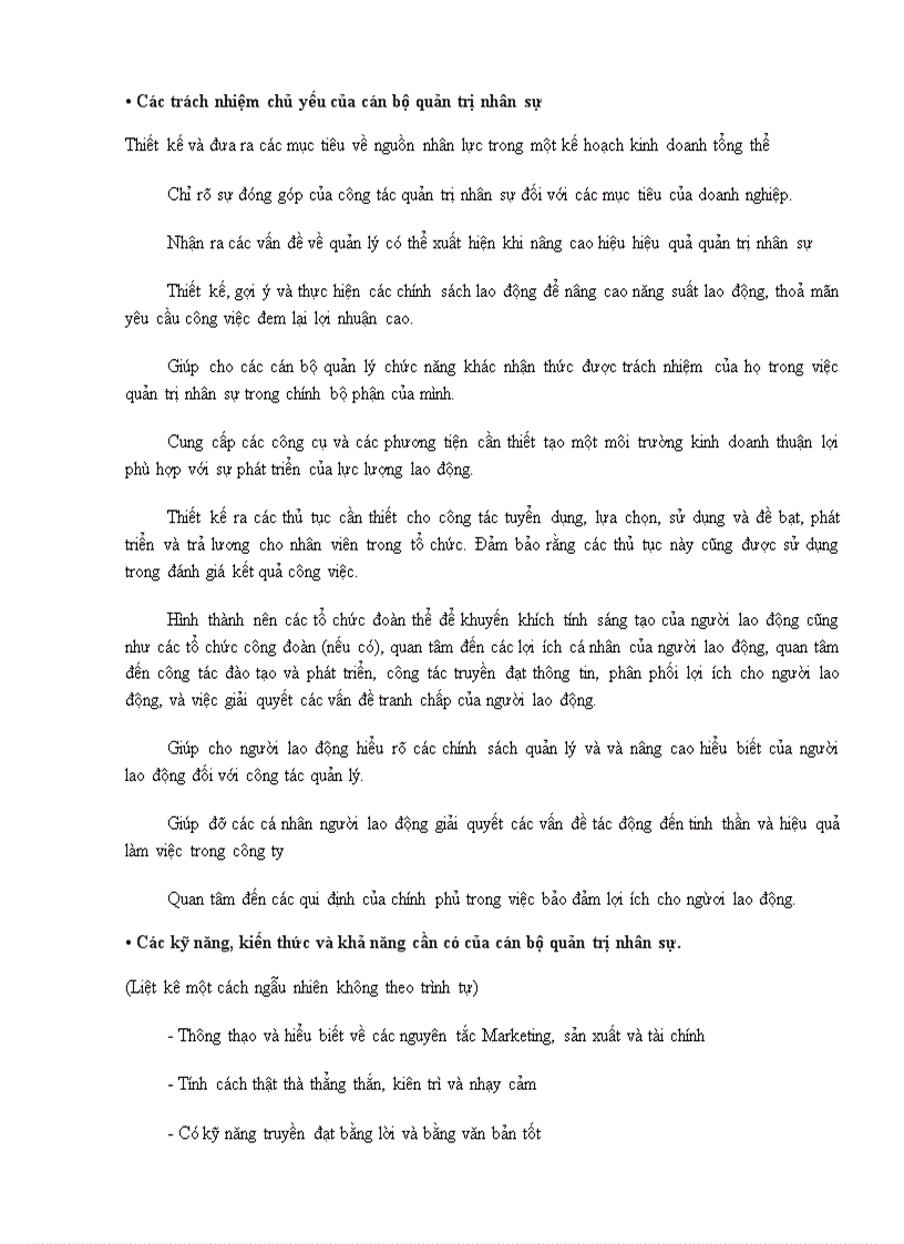 image for page Tổng quan về quản trị nhân sự