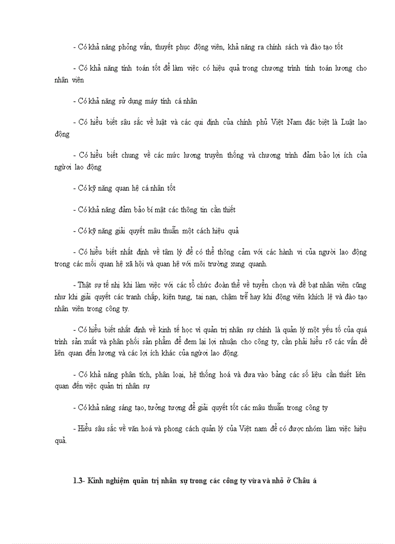 image for page Tổng quan về quản trị nhân sự