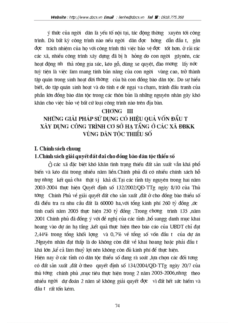 image for page Giải pháp nhằm nâng cao hiệu quả sử dụng vốn đầu tư công trình hạ tầng các xã đặc biệt khó khăn miền núi vùng dân tộc thiểu số