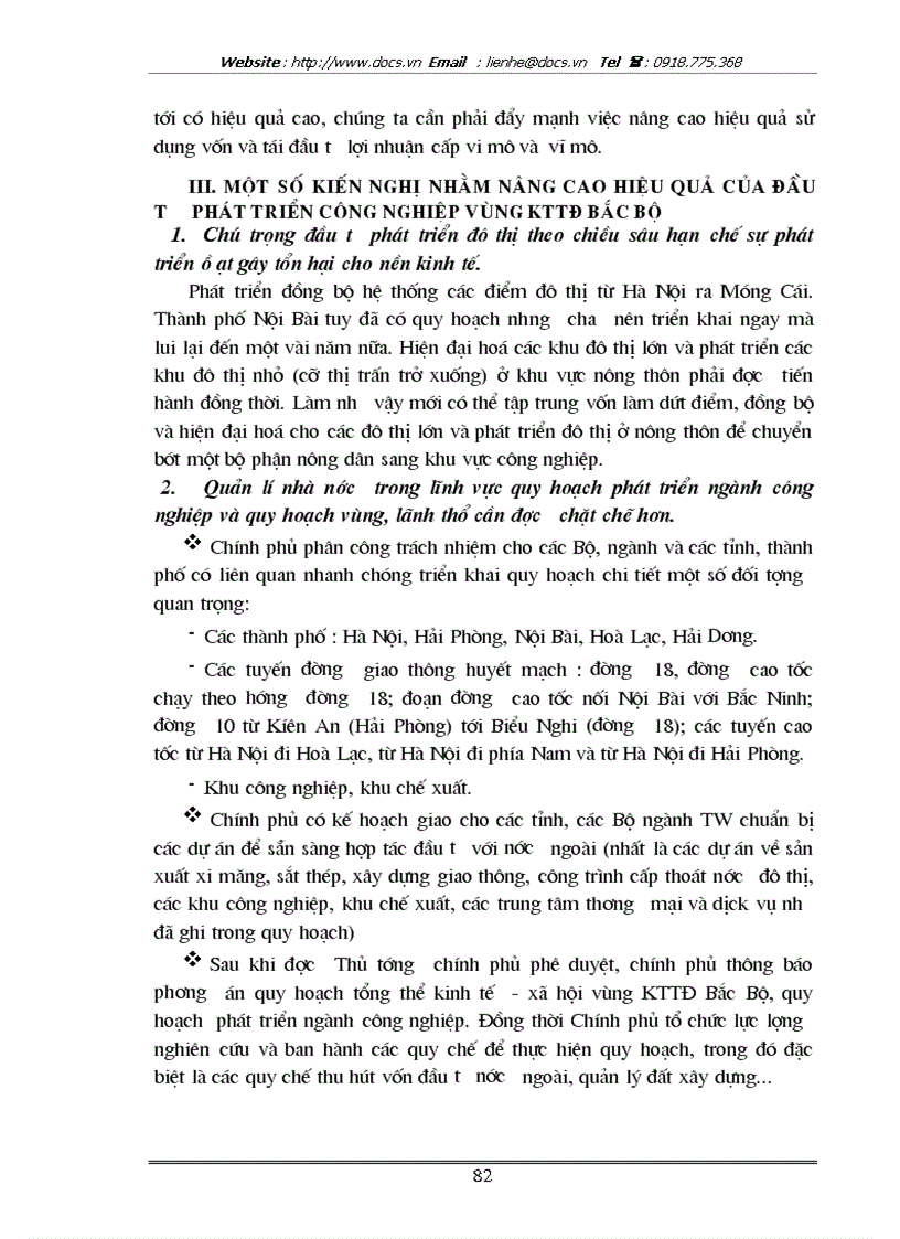 image for page Một số vấn đề về đầu tư phát triển công nghiệp vùng KTTĐ Bắc Bộ