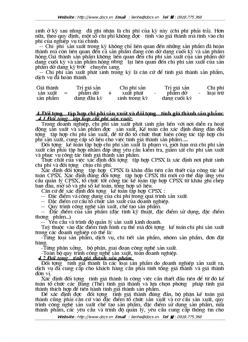 image for page Kế toán tập hợp chi phí sản xuất và tính giá thành sản phẩm tại xí nghiệp X18