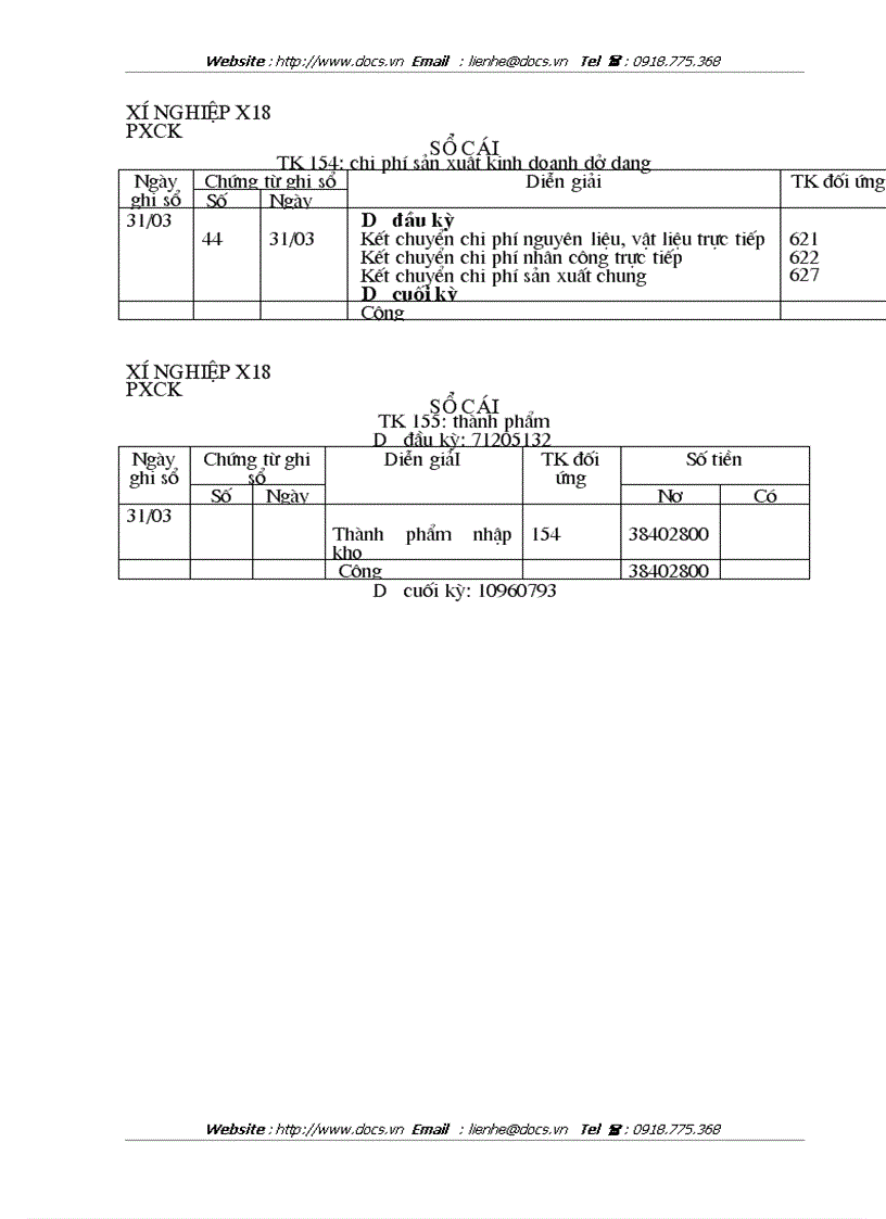 image for page Kế toán tập hợp chi phí sản xuất và tính giá thành sản phẩm tại xí nghiệp X18