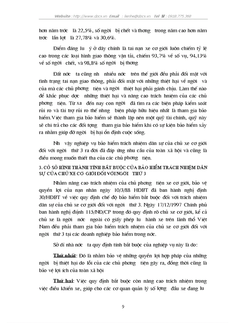 image for page Nghiệp vụ bảo hiểm trách nhiệm dân sự của chủ xe cơ giới đối với người thứ 3 tại công ty bảo hiểm cổ phần Petrolimex thực trạng và giải pháp