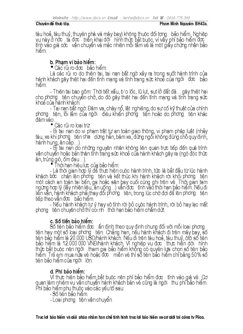 image for page Trục lợi bảo hiểm và giải pháp nhằm hạn chế tình hình trục lợi bảo hiểm xe cơ giới tại công ty Pjico