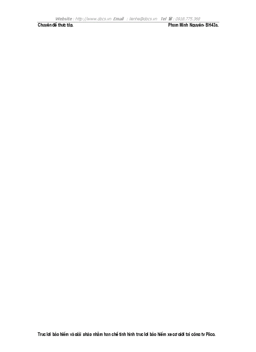 image for page Trục lợi bảo hiểm và giải pháp nhằm hạn chế tình hình trục lợi bảo hiểm xe cơ giới tại công ty Pjico