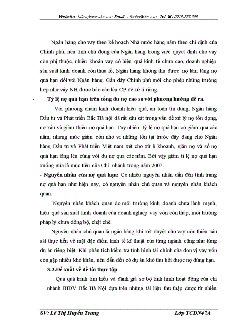 image for page Báo cáo Tại ngânhàng NHĐT PT BIDV Việt Nam và Chi nhánh Bắc Hà Nội lt NHa gt