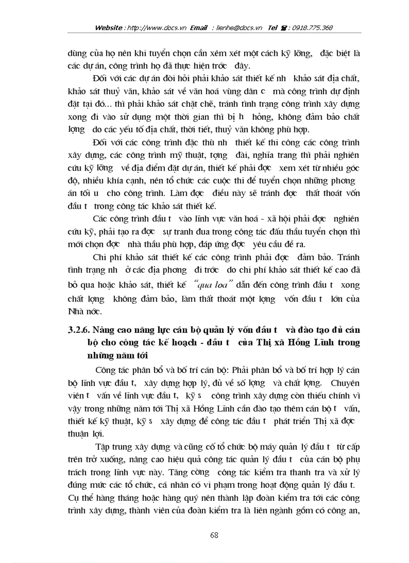 image for page Thực trạng và giải pháp sử dụng hiệu quả vốn đầu tư từ ngân sách cho đầu tư phát triển trên địa bàn thị xã Hồng Lĩnh tỉnh Hà Tĩnh